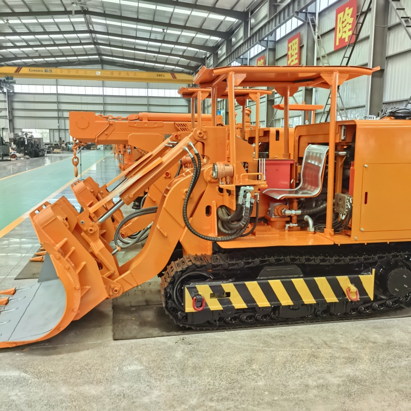 Máy xúc lật dỡ hàng bên hông