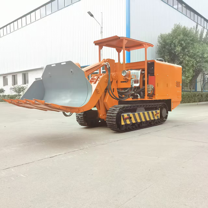 Efficient Side Unloading Rock Loader