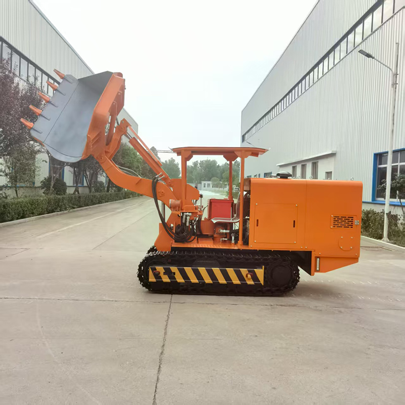 Máy xúc đá dỡ hàng bên hông 80