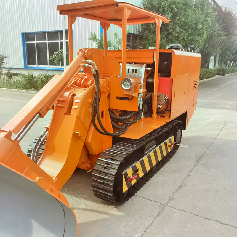 Chargeur de roches pour déchargement latéral de mine de charbon