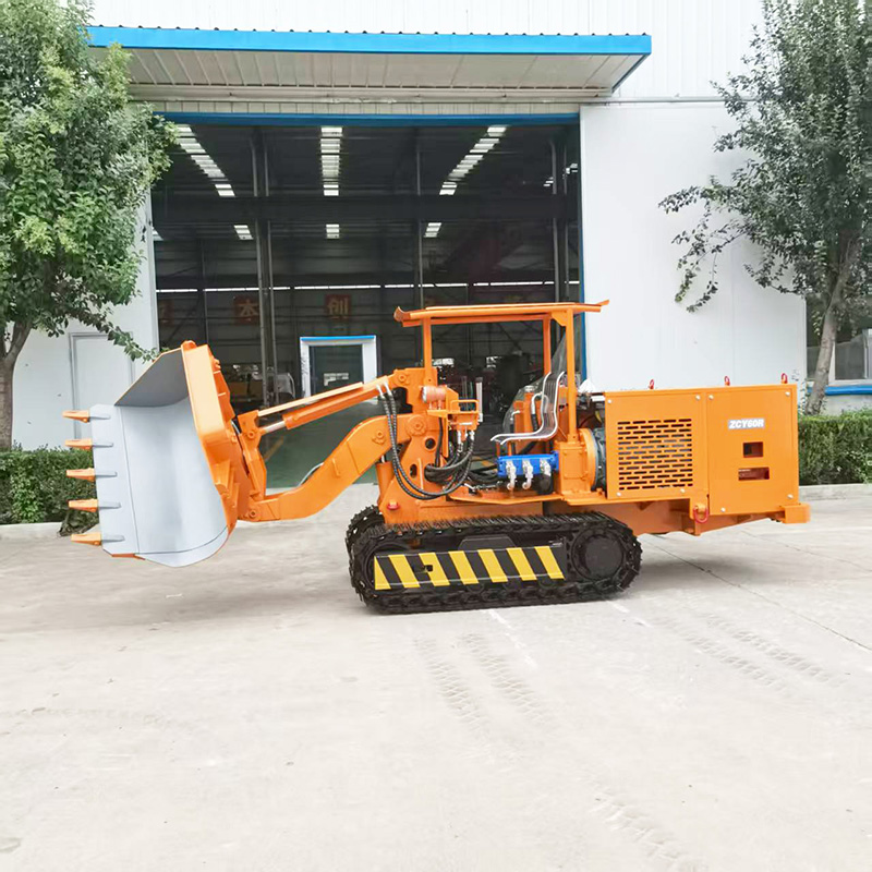 Medium Side Dump Rock Loader