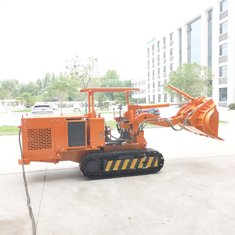 Loader Batu Pembuang Sisi Beroda