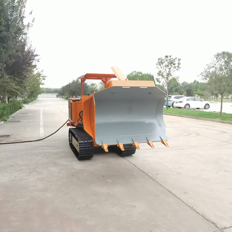 Efficient Side Unloading Rock Loader