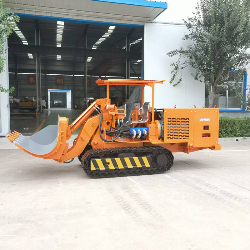 Medium Side Dump Rock Loader