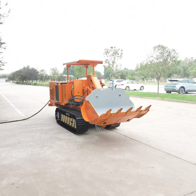 Loader Batu Pembuang Sisi Beroda