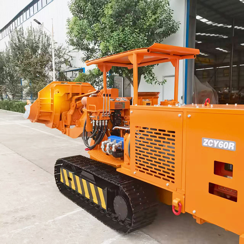 Máy xúc đá dỡ tải thủy lực bên hông