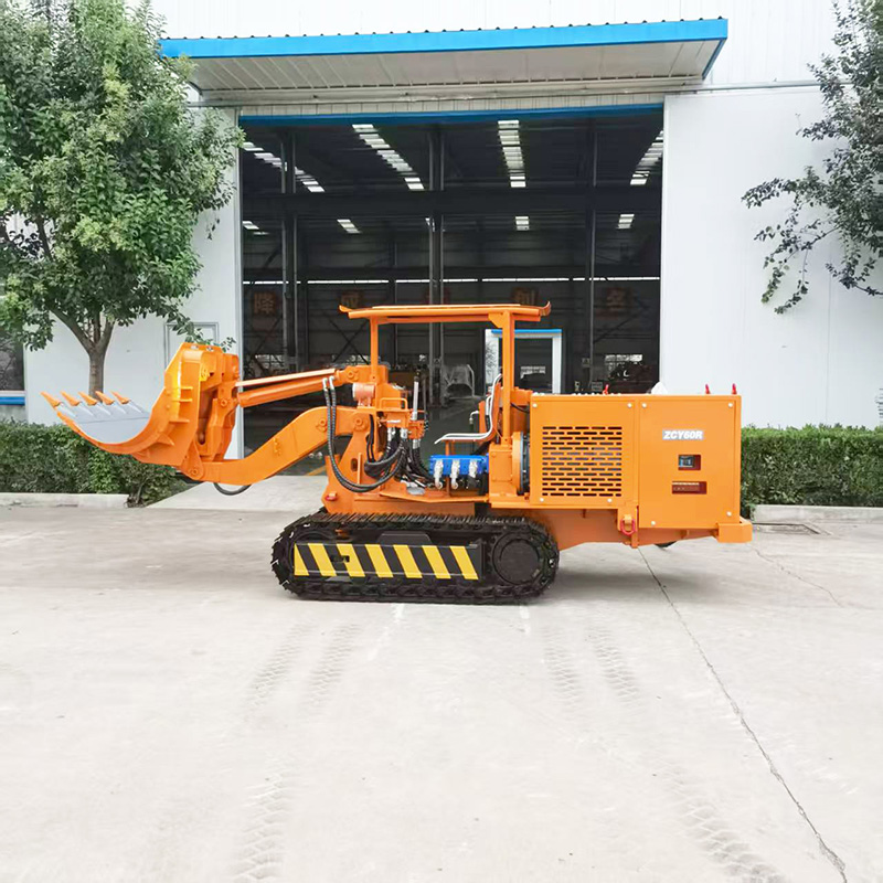 Loader Batu Pembuang Sisi Beroda