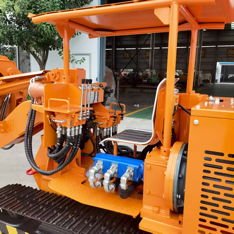 Máy xúc đá dỡ tải thủy lực bên hông