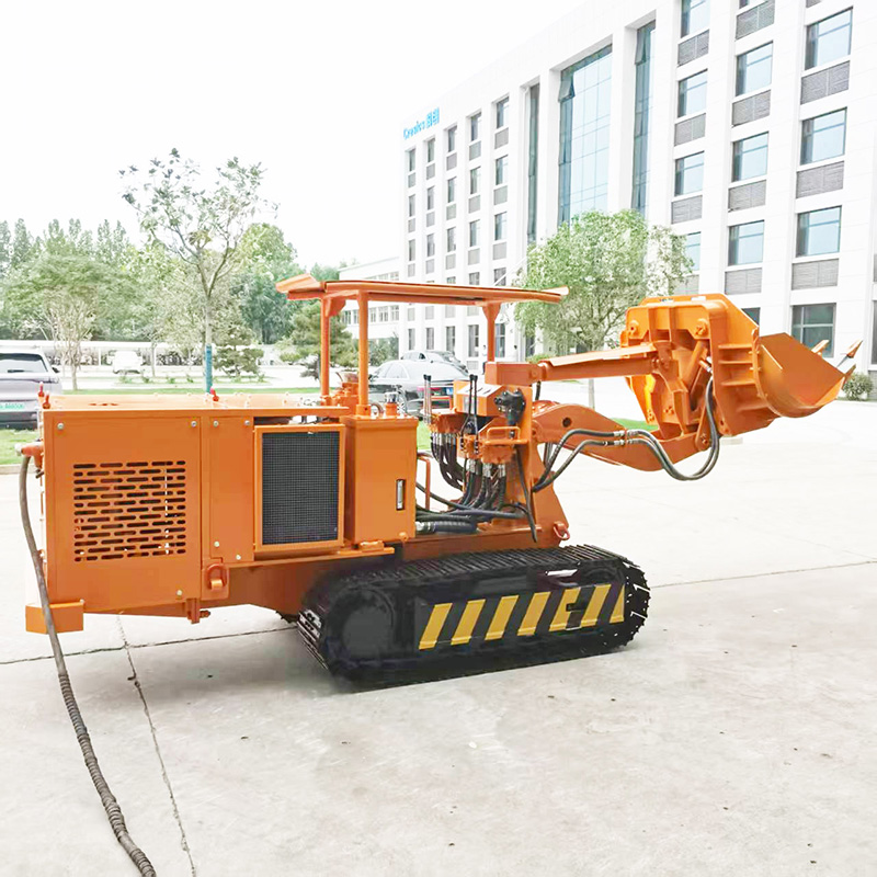 Efficient Side Unloading Rock Loader