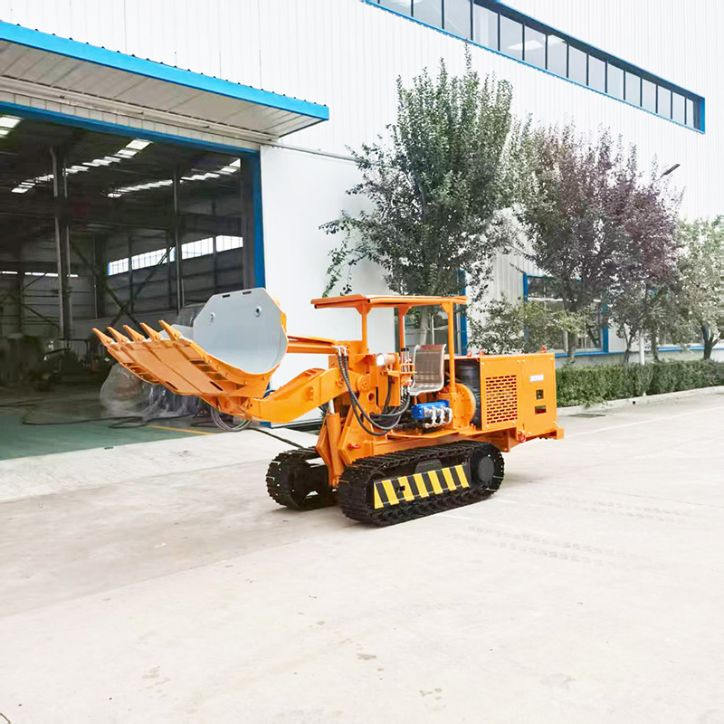 Medium Side Dump Rock Loader