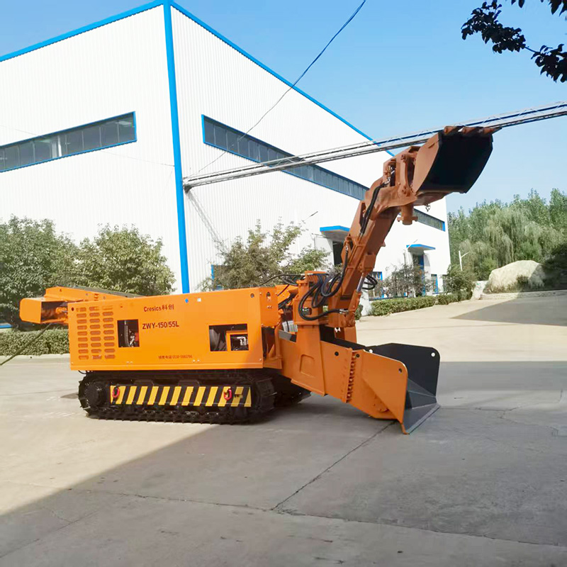 Carregador de entulho de grande inclinação