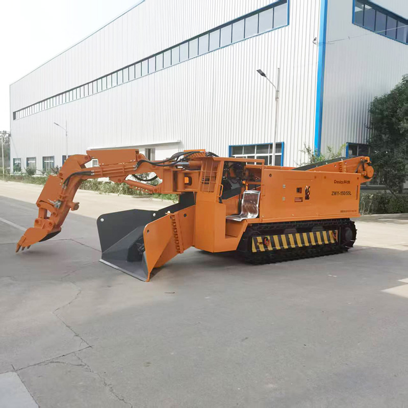 Carregador de entulho de grande inclinação