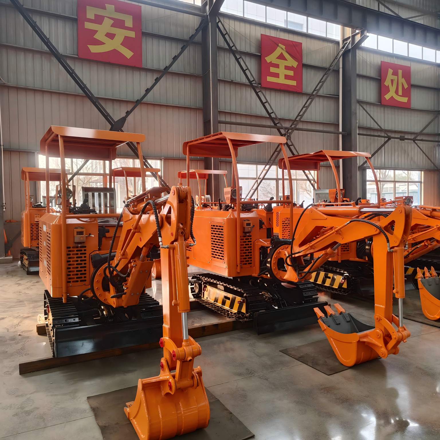 Escavadora subterrânea a diesel