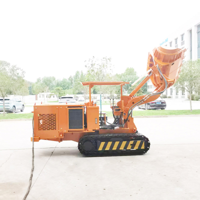 Carregadora de rochas de descarga lateral grande