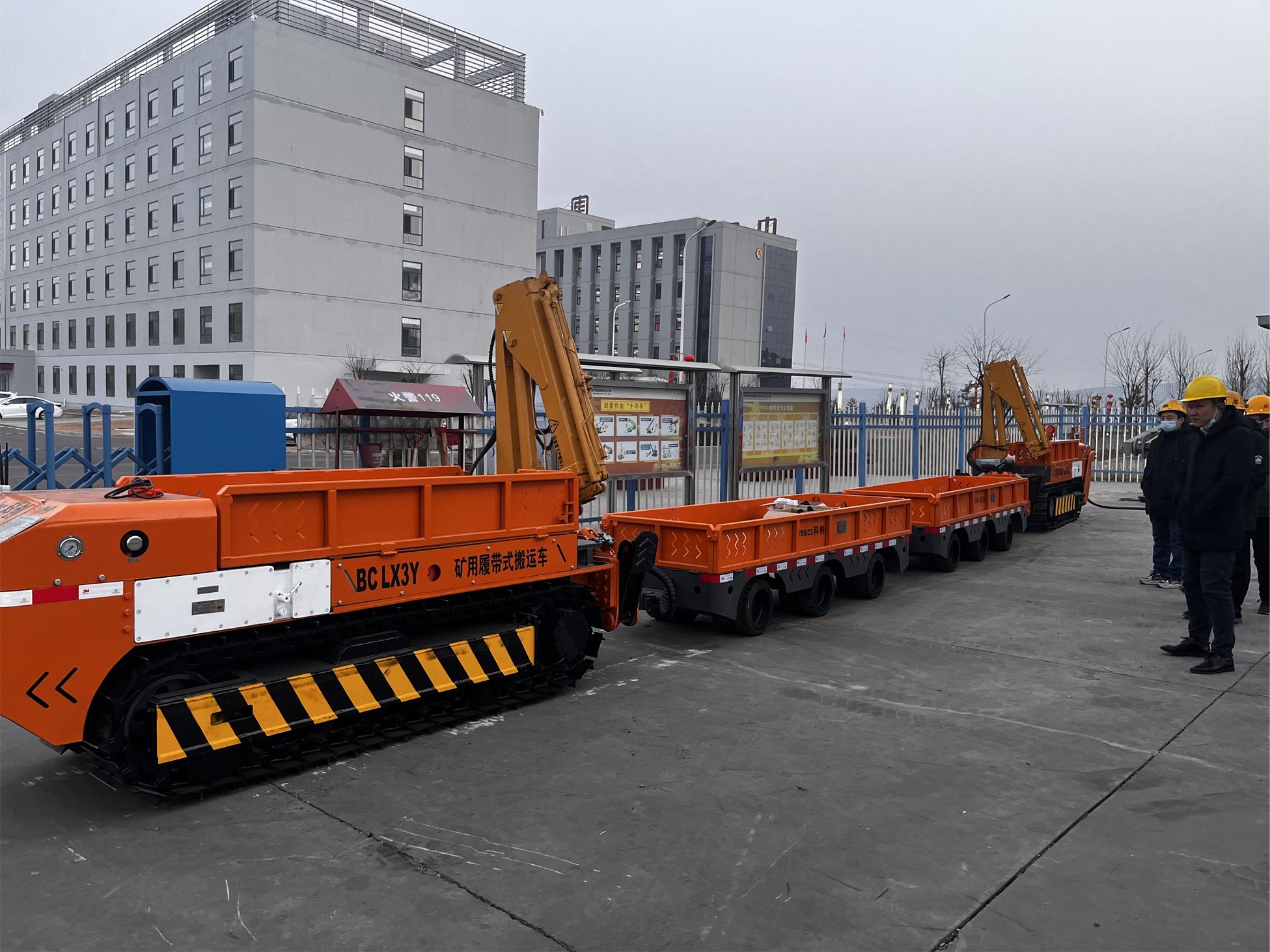 Unterirdischer Raupentransporter