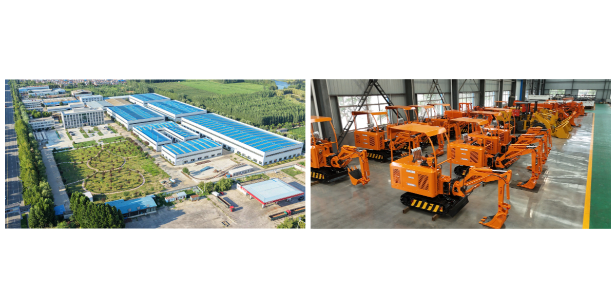 Carregador de rochas com descarga lateral sobre rastos. jpg