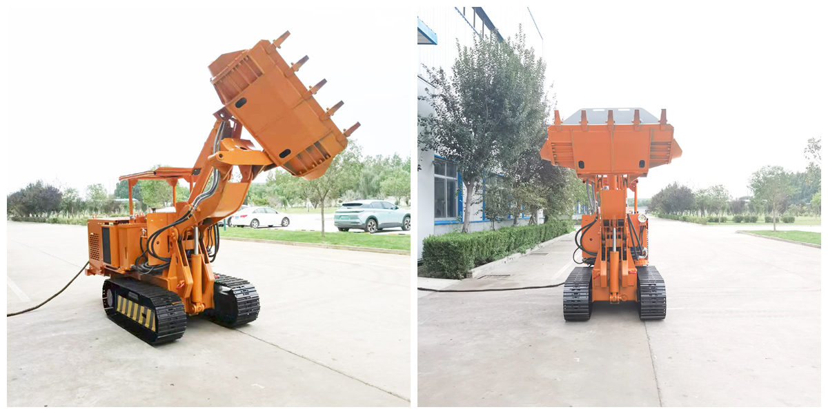 Angepasster Seitenkipper für Gestein