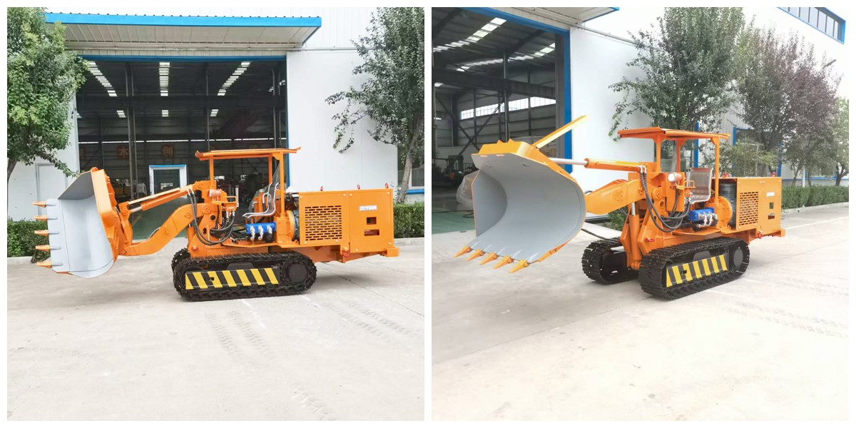 Medium Side Dump Rock Loader