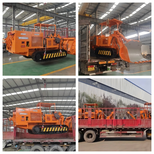 Angepasster Seitenkipper für Gestein