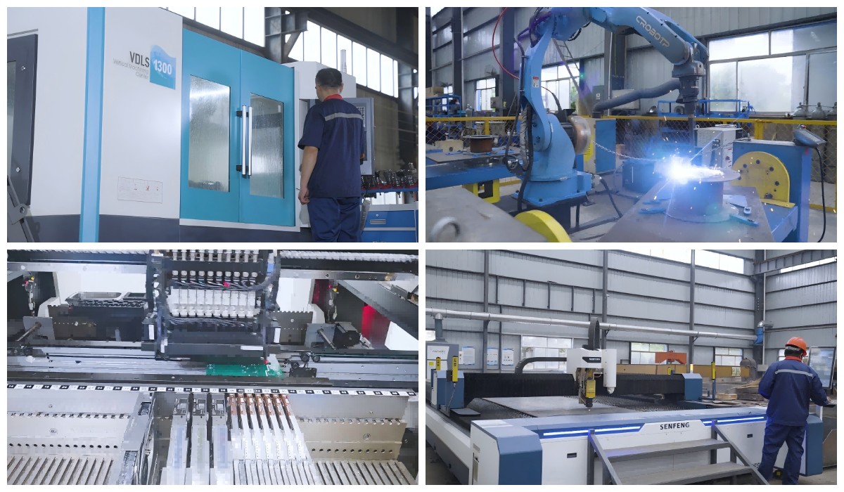 Cargador de rocas con descarga lateral de túnel